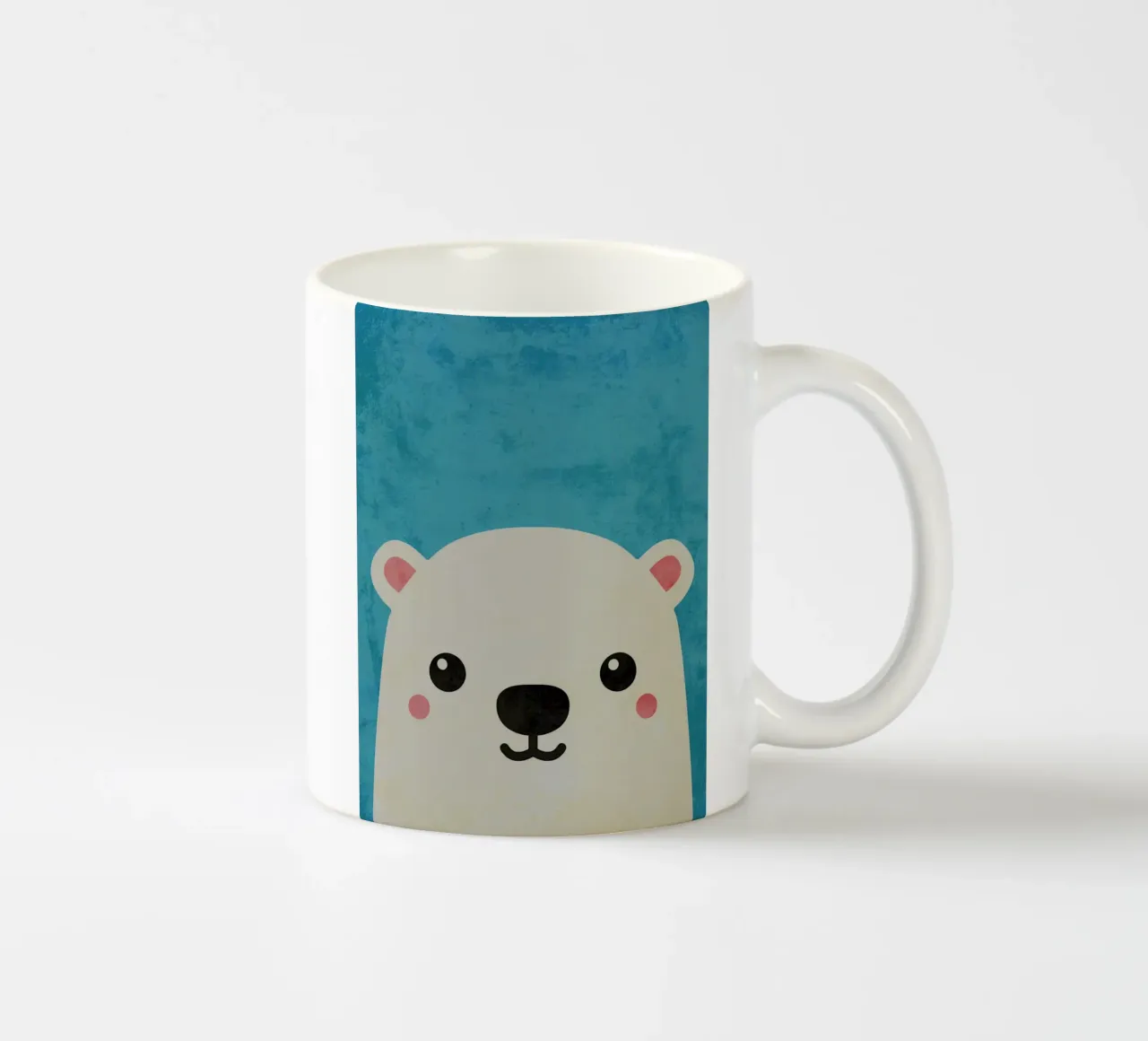 Orso polare a cartoni animati tazza in ceramica da Paul Studio