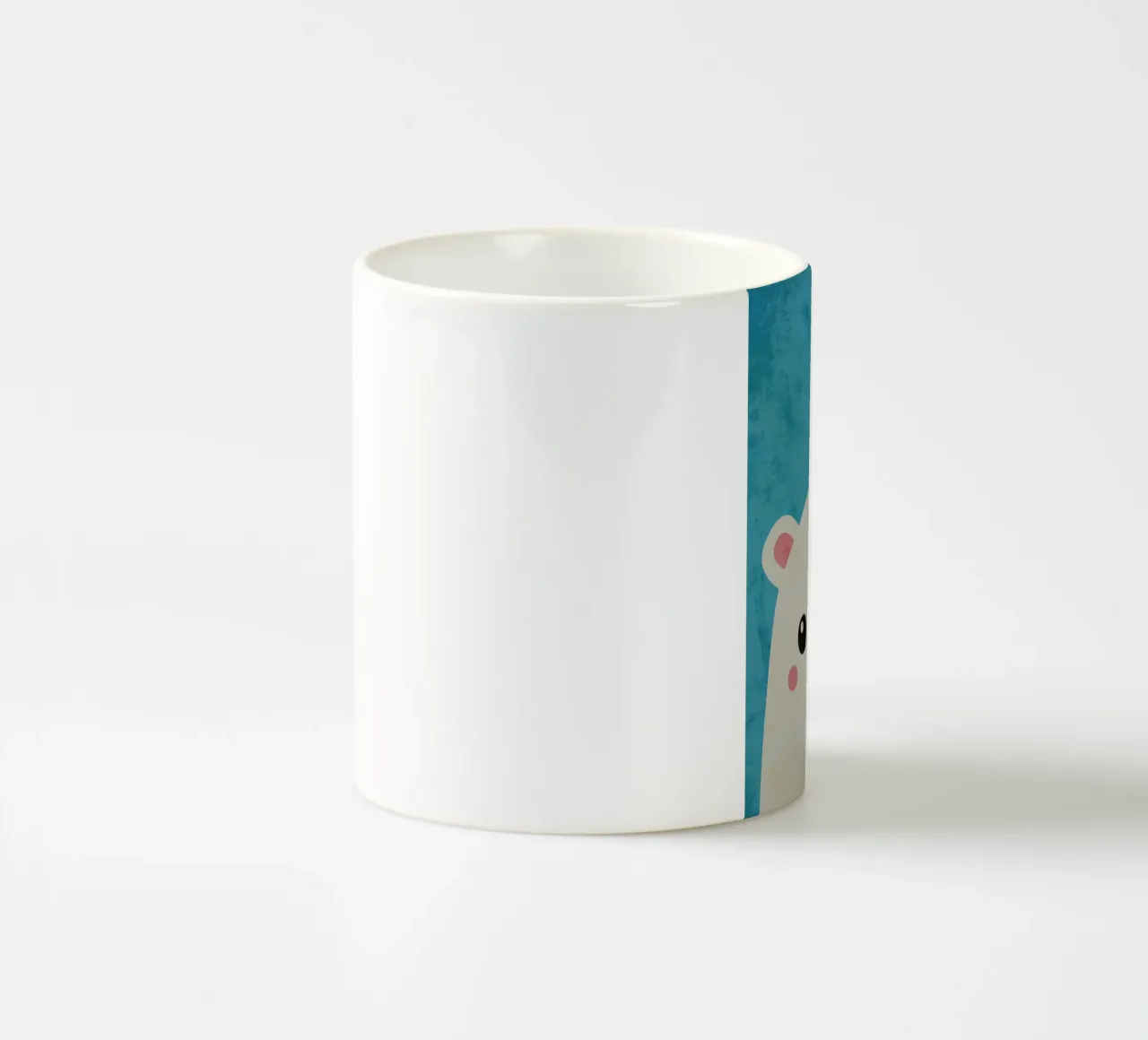 Orso polare a cartoni animati tazza in ceramica da Paul Studio