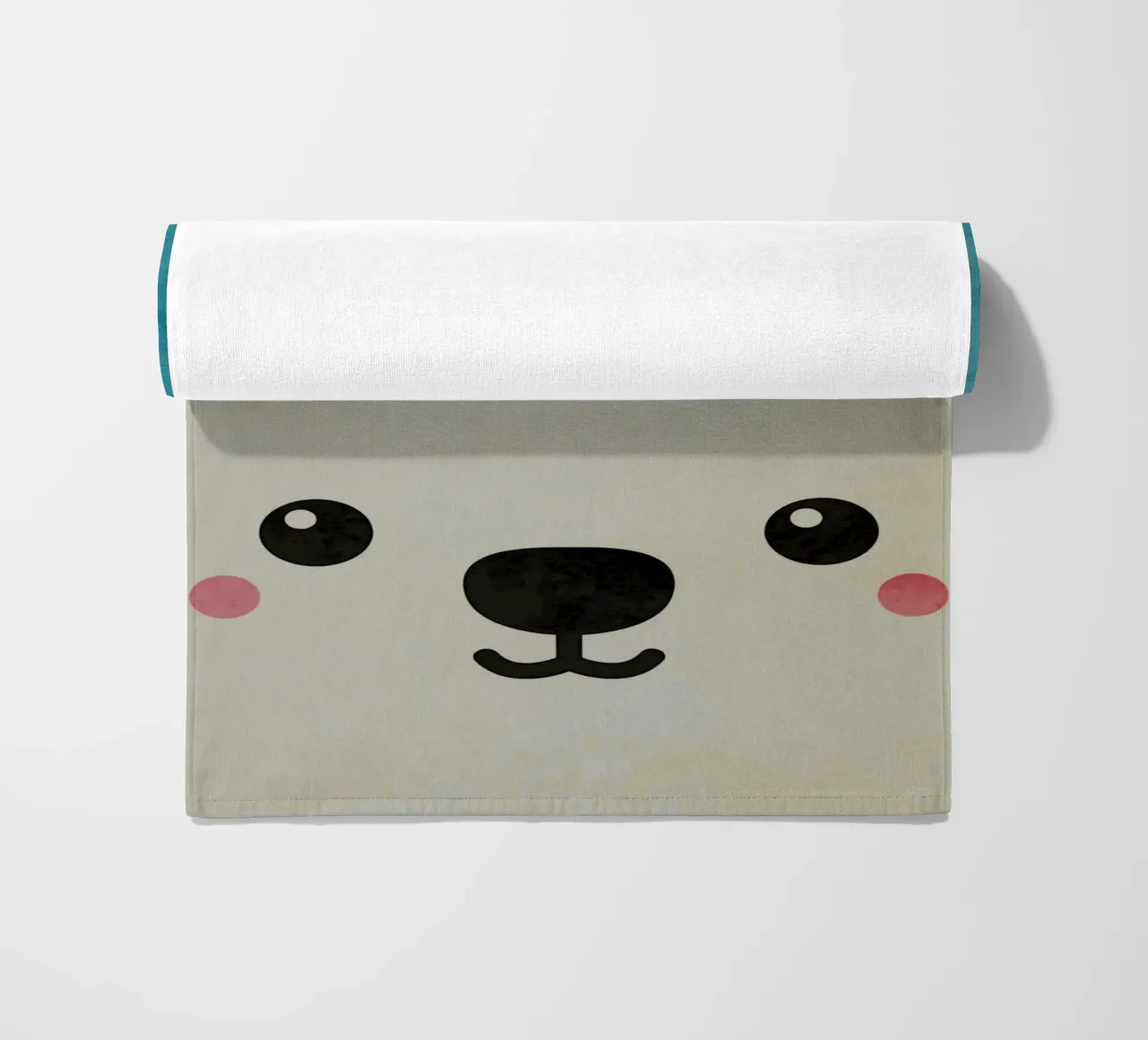 Orso polare a cartoni animati telo mare da Paul Studio