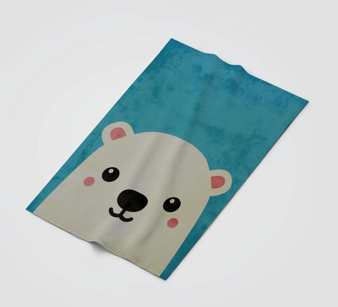 Orso polare a cartoni animati coperta in pile da Paul Studio