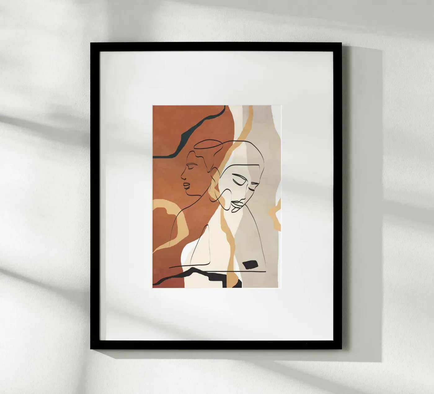 Developed Faces 02 poster van Nadjaa