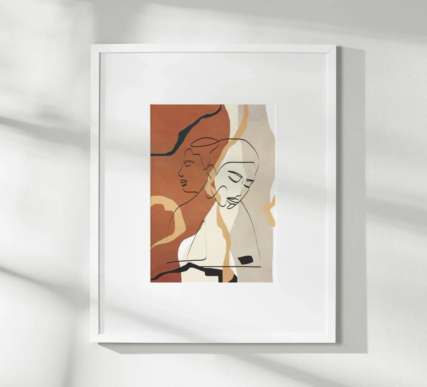 Developed Faces 02 poster van Nadjaa