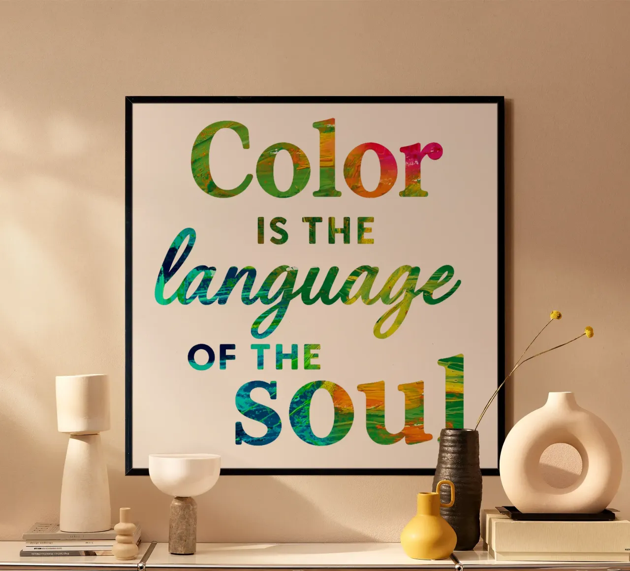 COLOR IS THE LANGUAGE OF THE SOUL carta hahnemühle da Vintage Van Gogh