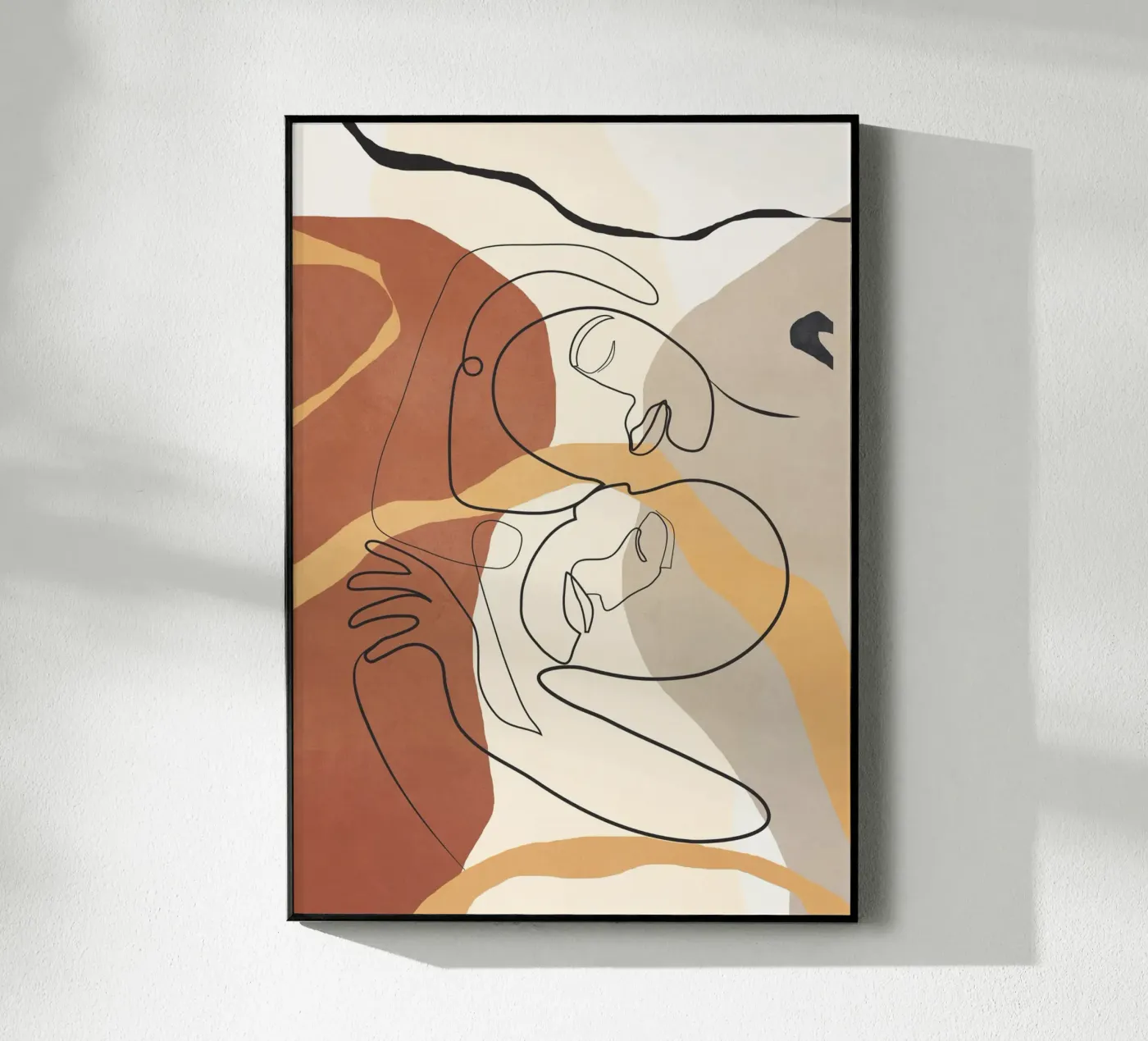 Developed Faces 03 acrylic glass by Nadjaa