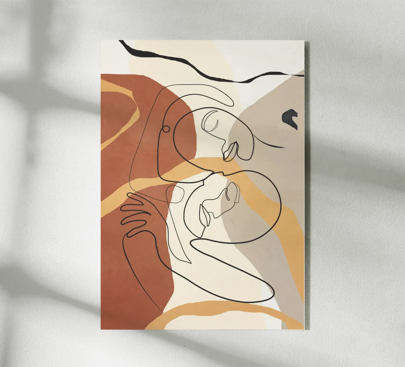 Developed Faces 03 acrylic glass by Nadjaa