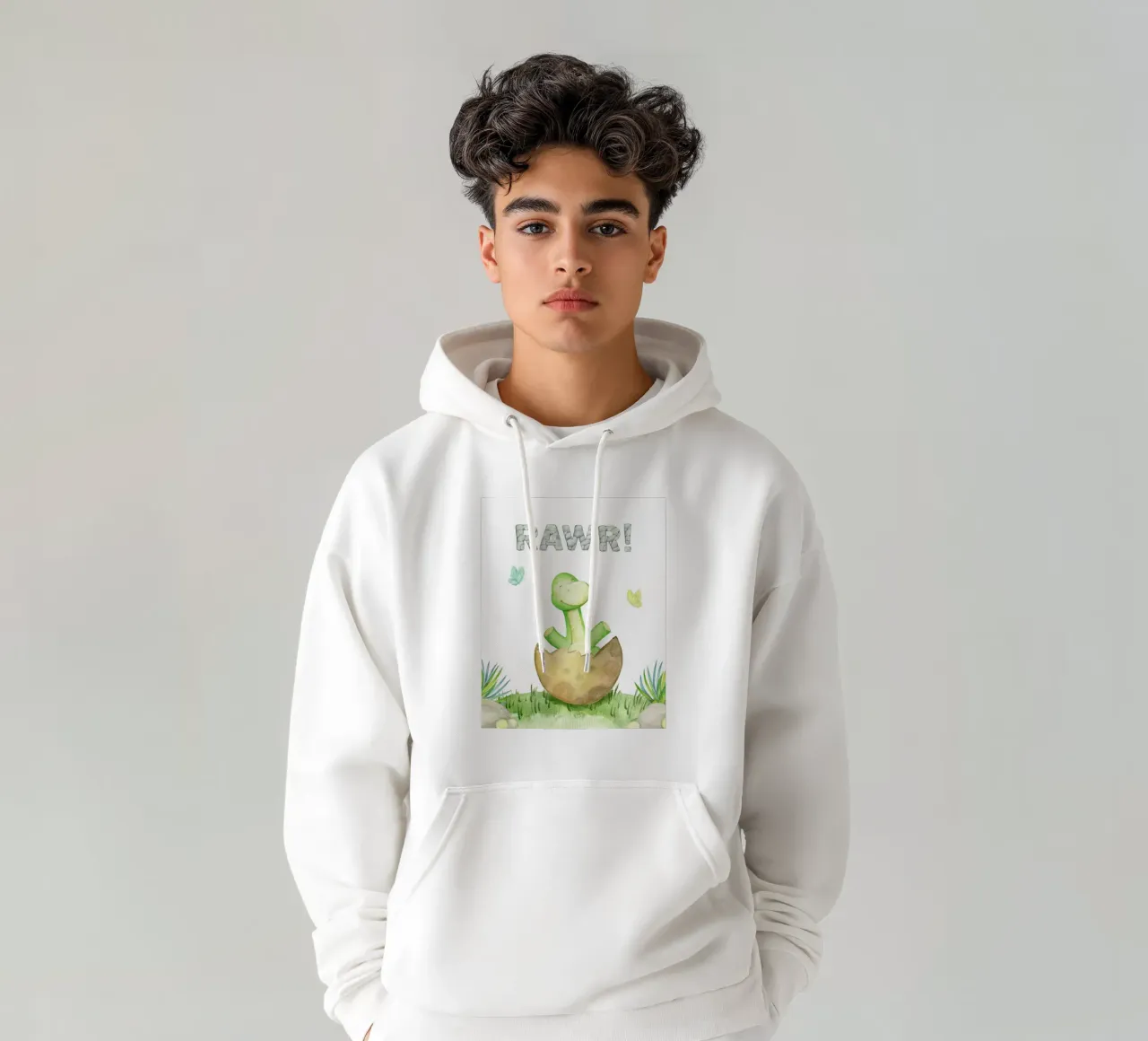 RAWR! felpa con cappuccio da LisaArtes