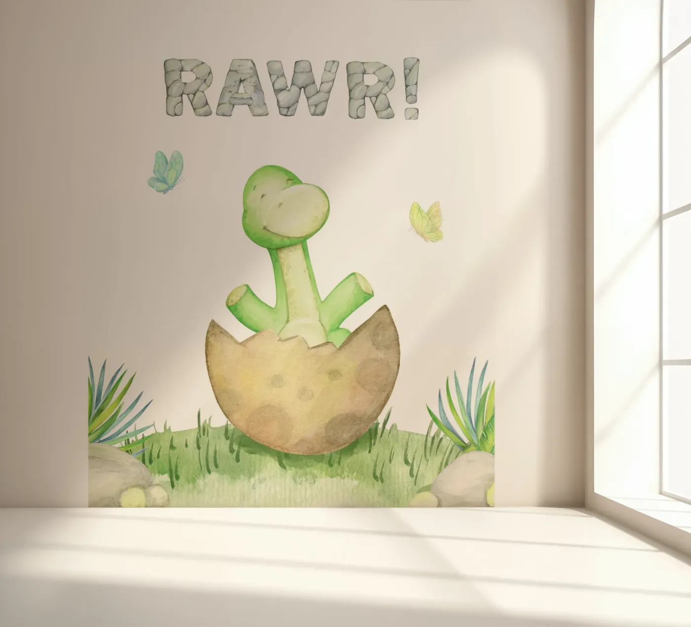 RAWR! fotobehang van LisaArtes