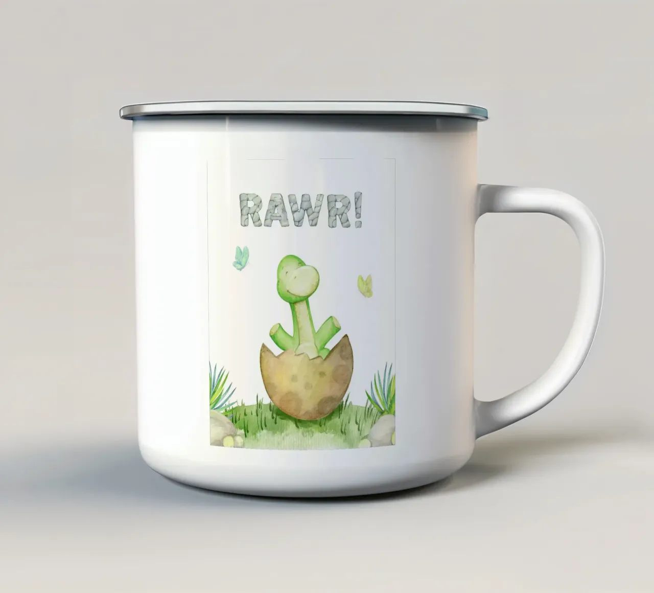 RAWR! tazza in smalto da LisaArtes