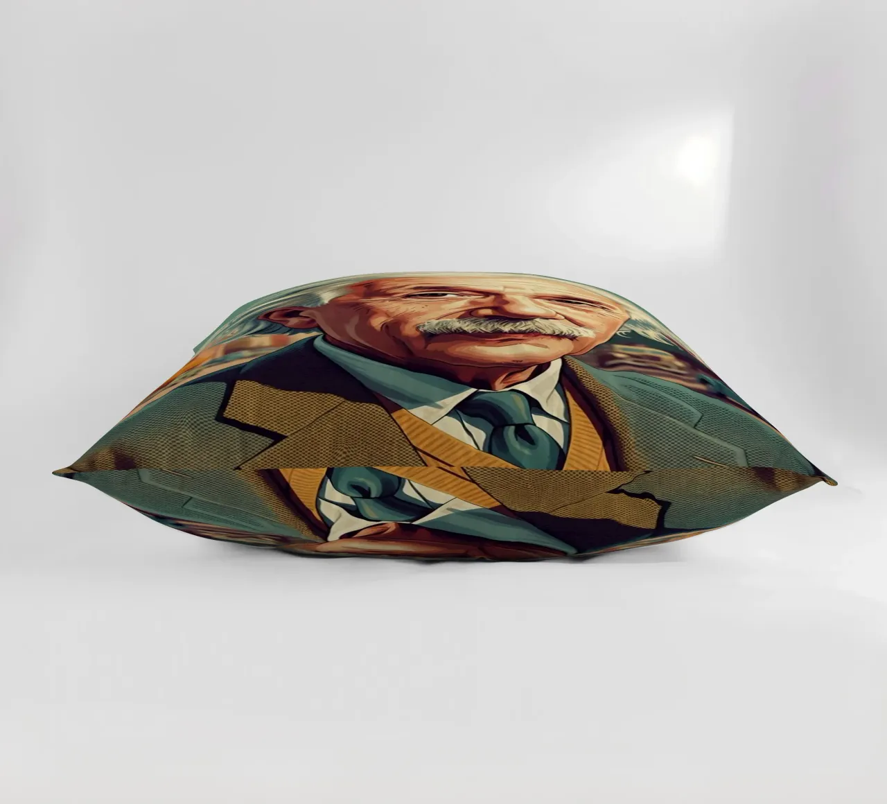 Albert Einstein vintage style cuscino da Lembayung art