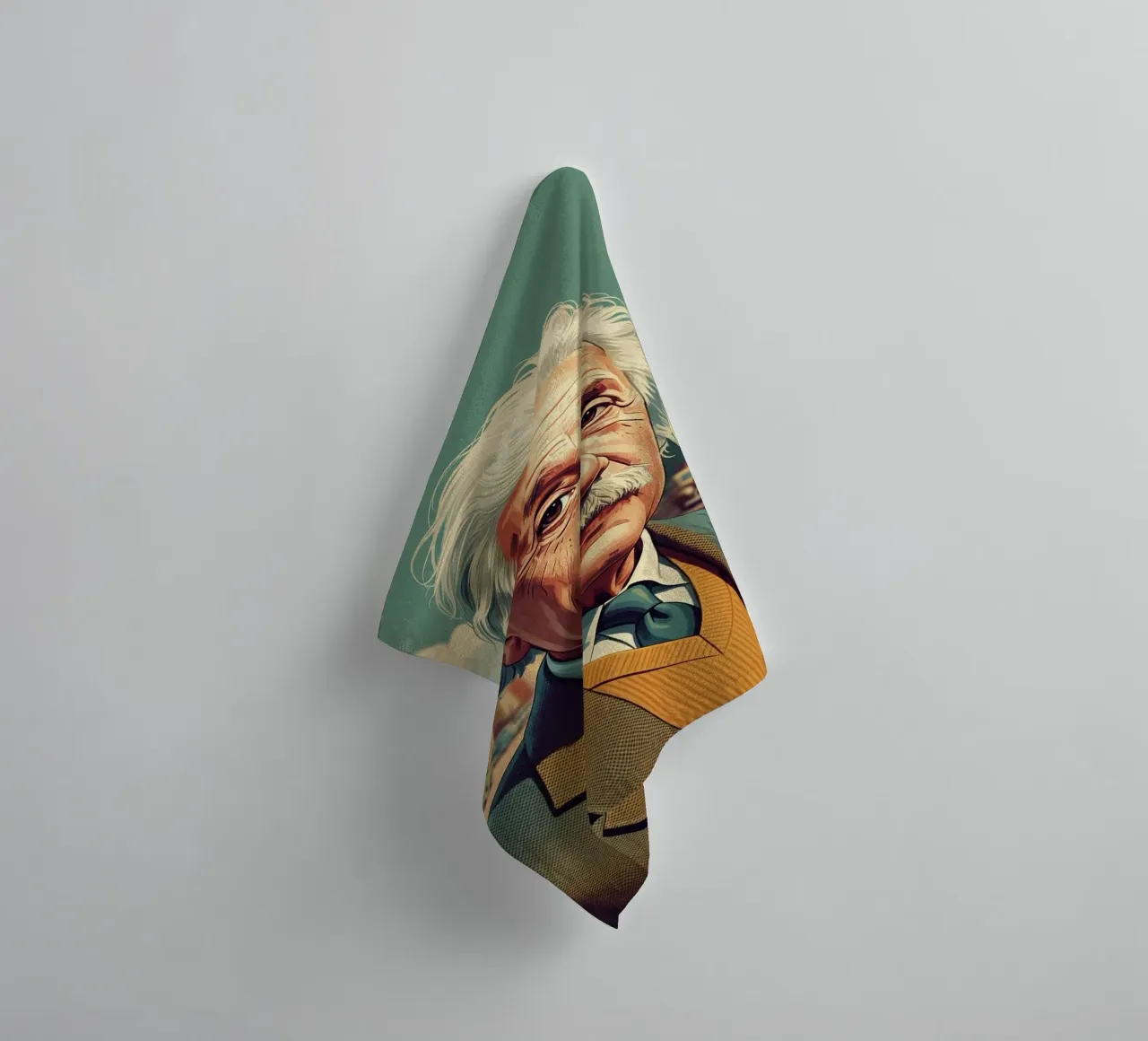 Albert Einstein vintage style asciugamano da bagno da Lembayung art