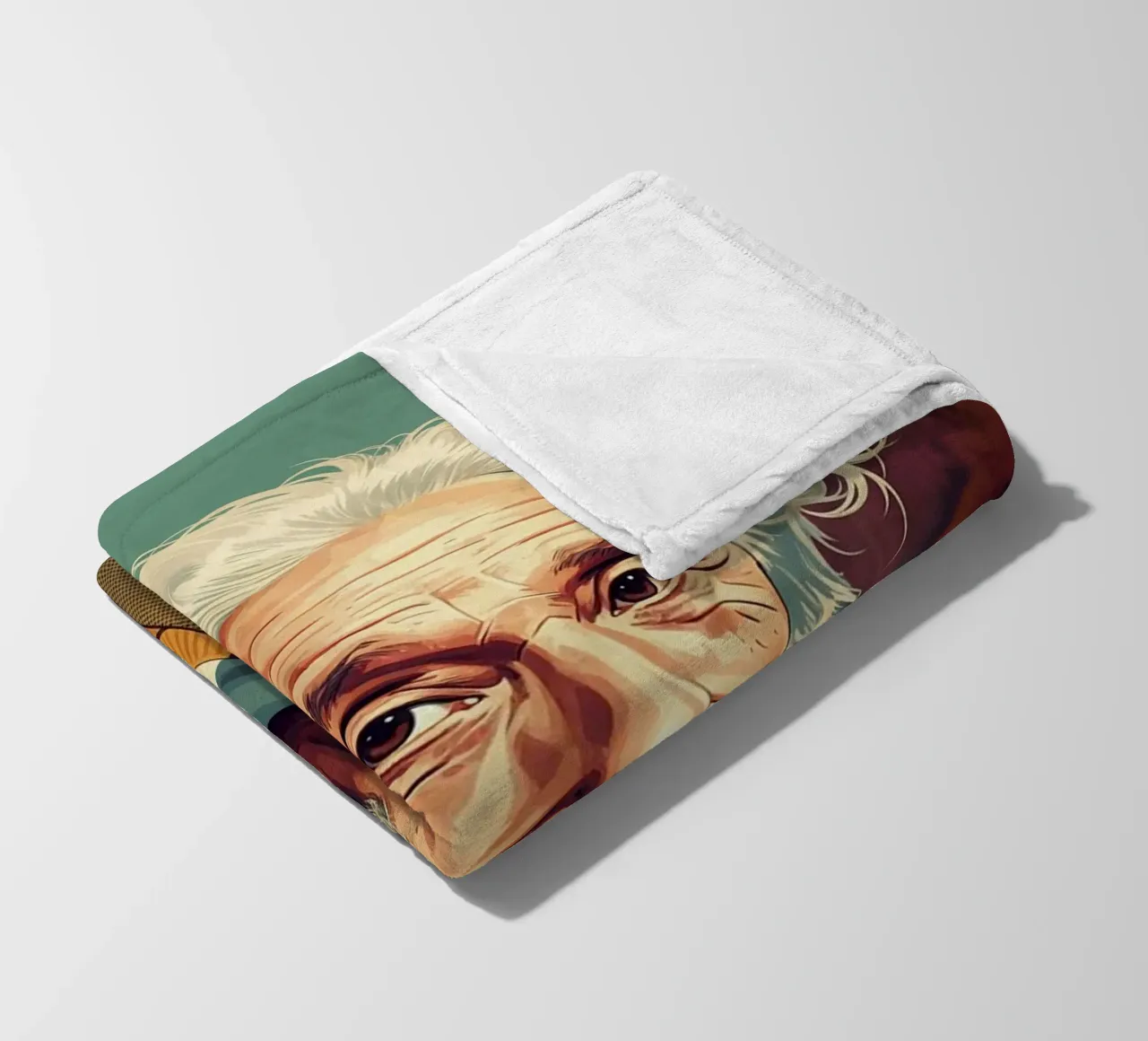 Albert Einstein vintage style coperta in pile da Lembayung art