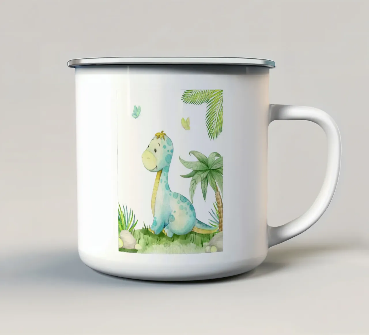 Dinosaur tazza in smalto da LisaArtes