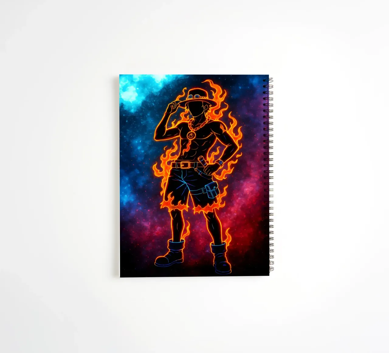 Soul Of One piece Portgas D. Ace spiral notebook by DGSoulheroes