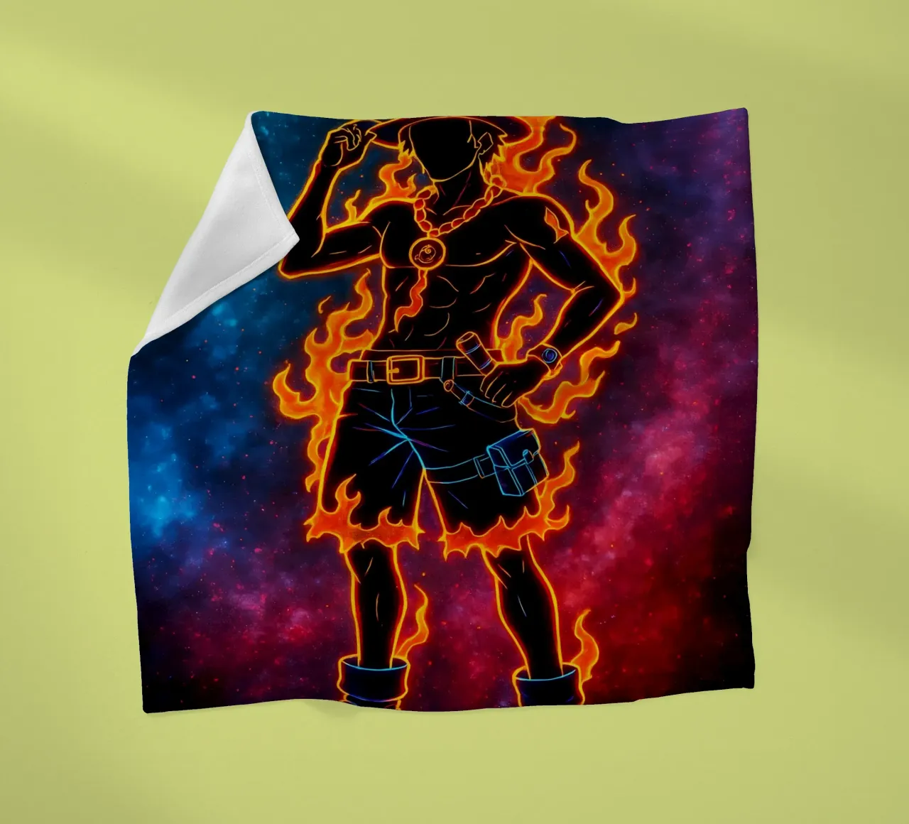 Soul Of One piece Portgas D. Ace coperta in pile da DGSoulheroes