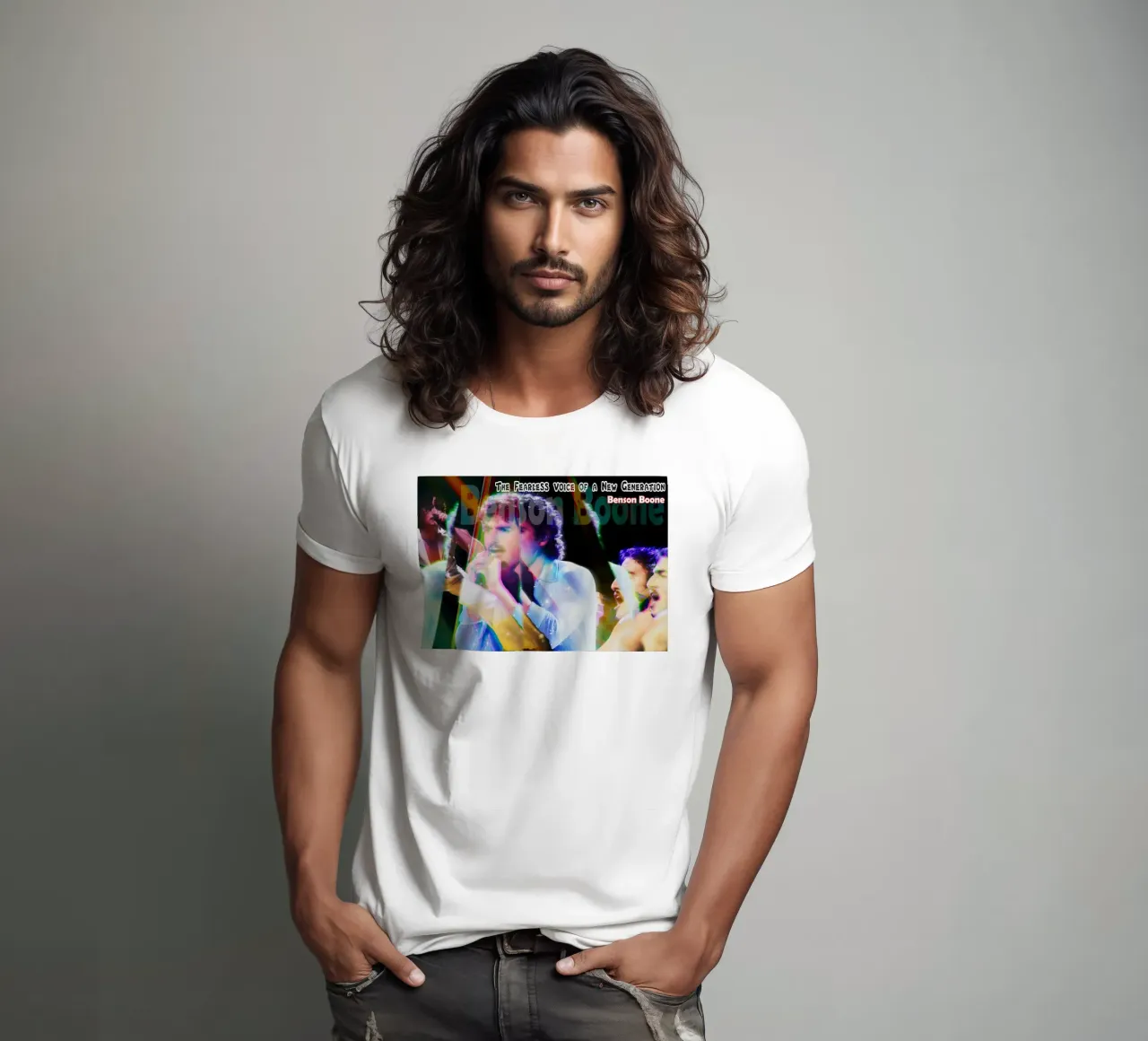 Benson Boone: The Fearless Voice of a New Generation t-shirt by Abasa Inaraya