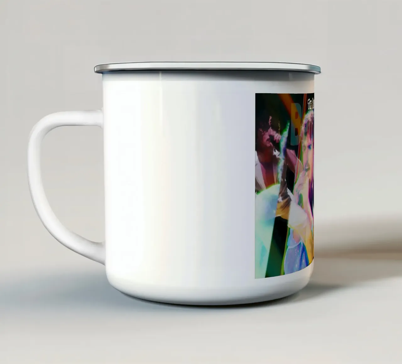 Benson Boone: The Fearless Voice of a New Generation enamel mug by Abasa Inaraya