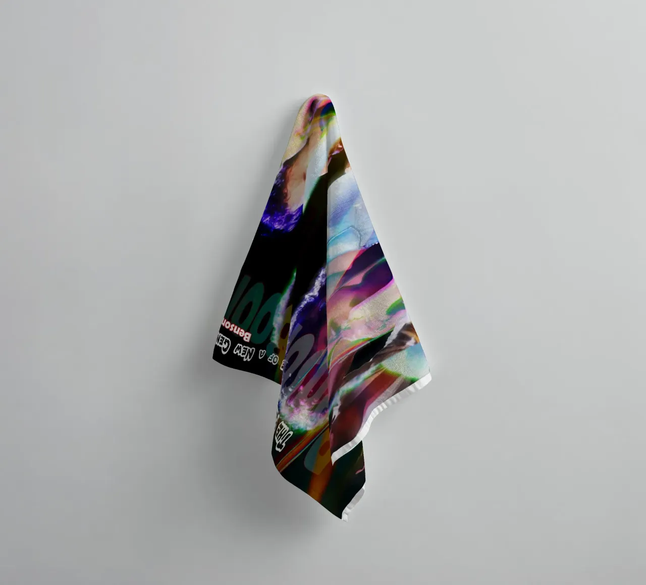 Benson Boone: The Fearless Voice of a New Generation towel by Abasa Inaraya