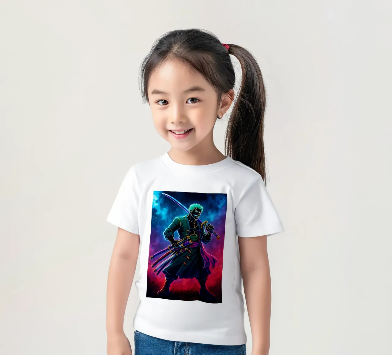 Soul Of One piece Roronoa Zoro t-shirt bambini da DGSoulheroes