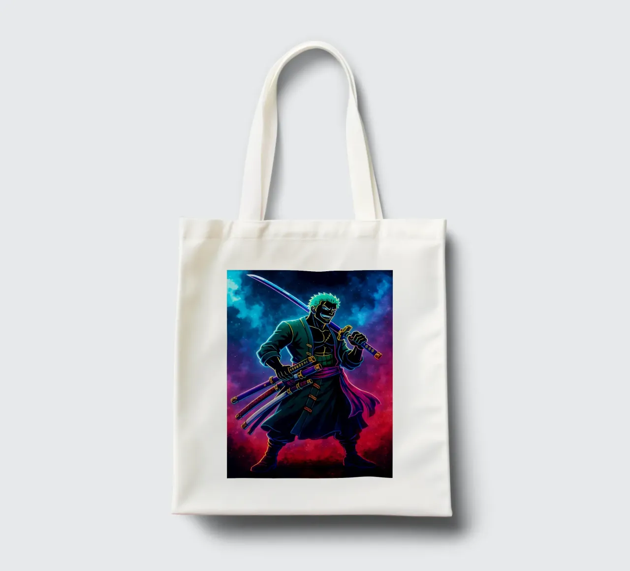 Soul Of One piece Roronoa Zoro borsa in juta da DGSoulheroes