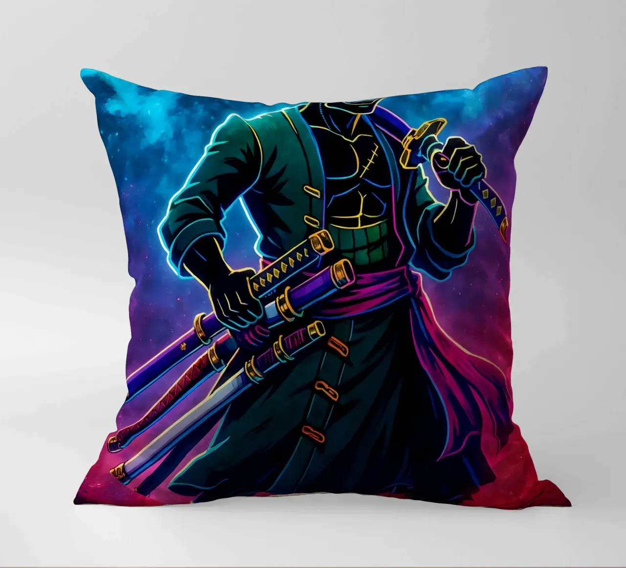 Soul Of One piece Roronoa Zoro cuscino da DGSoulheroes