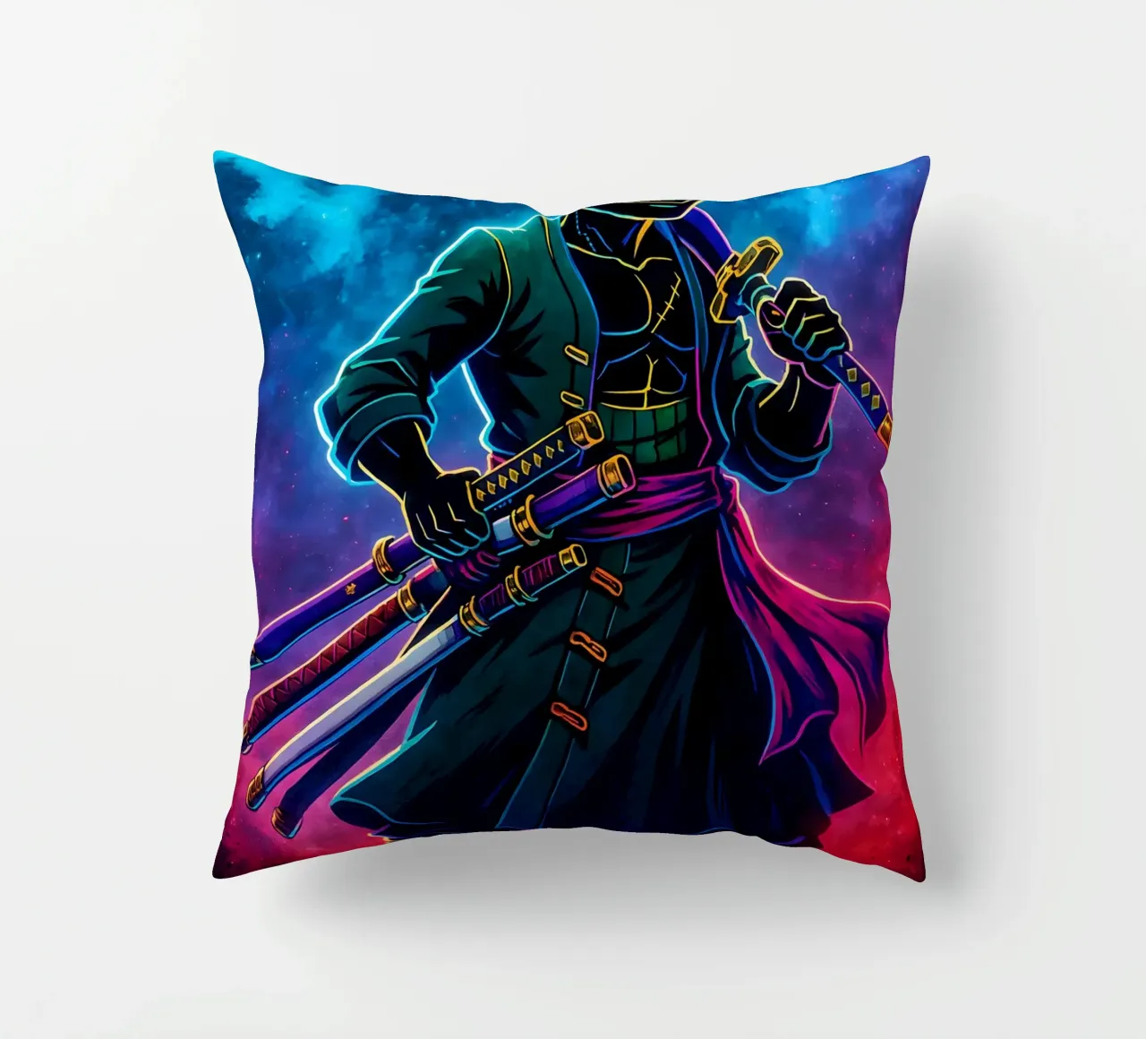 Soul Of One piece Roronoa Zoro cuscino da DGSoulheroes