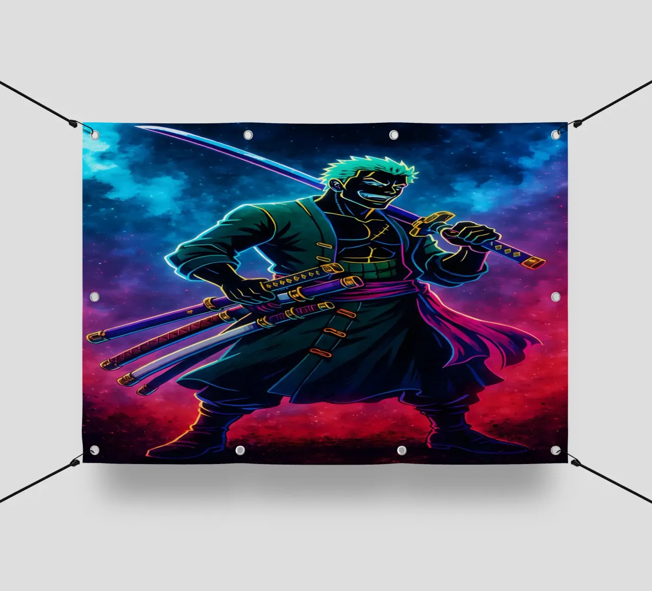 Soul Of One piece Roronoa Zoro telo in pvc da DGSoulheroes