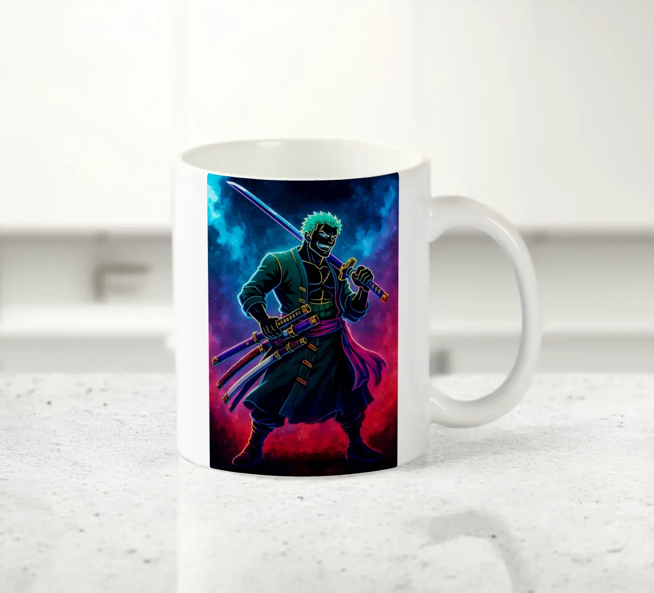 Soul Of One piece Roronoa Zoro tazza in ceramica da DGSoulheroes