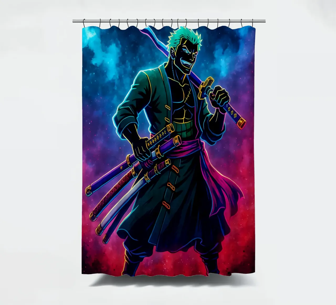 Soul Of One piece Roronoa Zoro tenda da doccia da DGSoulheroes