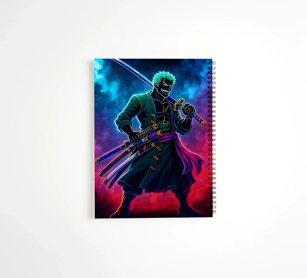Soul Of One piece Roronoa Zoro spiral notebook by DGSoulheroes