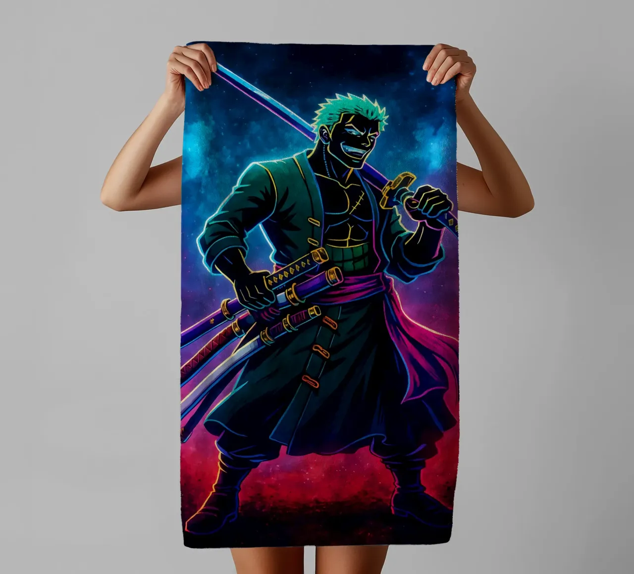 Soul Of One piece Roronoa Zoro asciugamano da bagno da DGSoulheroes