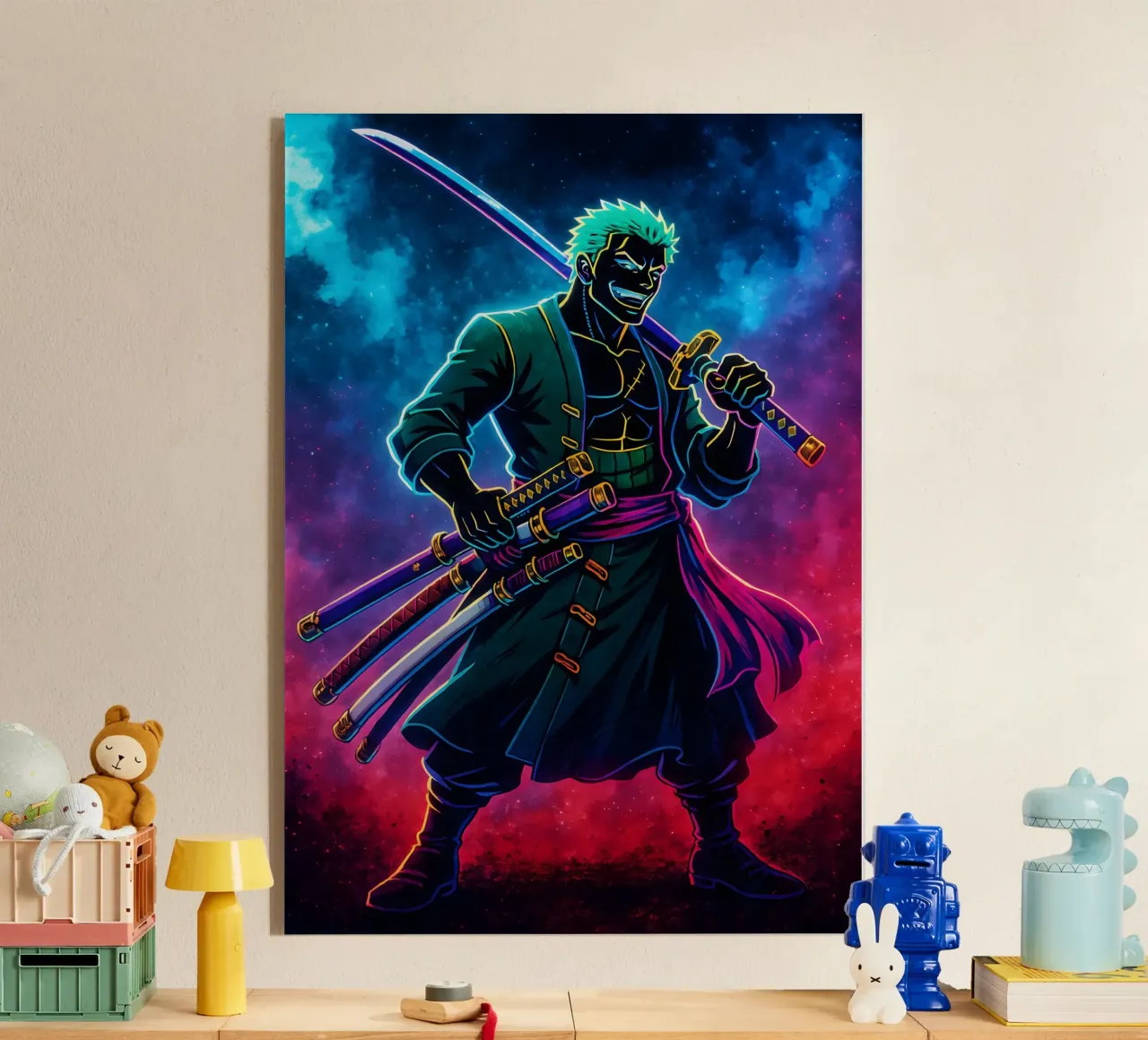 Soul Of One piece Roronoa Zoro plexiglass da DGSoulheroes