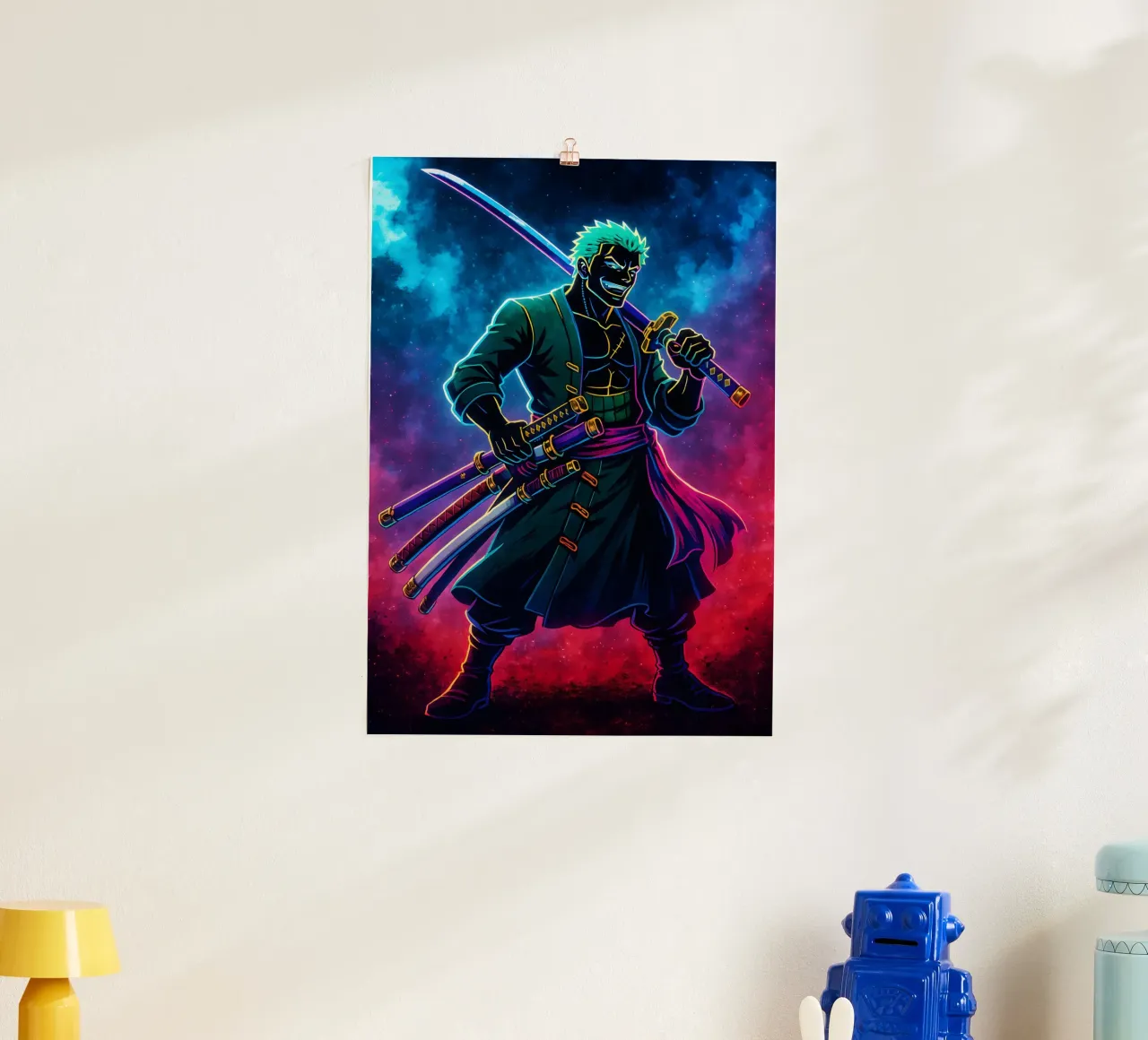 Soul Of One piece Roronoa Zoro carta hahnemühle da DGSoulheroes