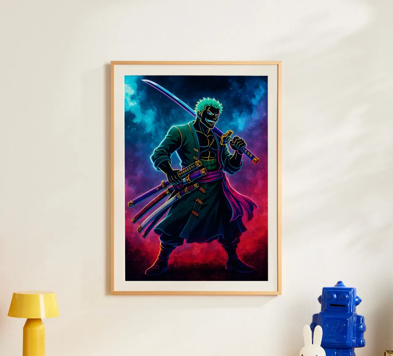 Soul Of One piece Roronoa Zoro carta hahnemühle da DGSoulheroes