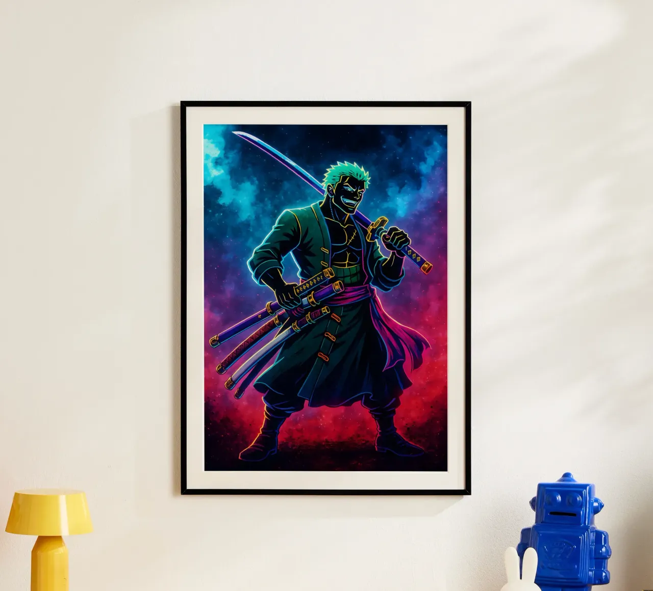 Soul Of One piece Roronoa Zoro carta hahnemühle da DGSoulheroes