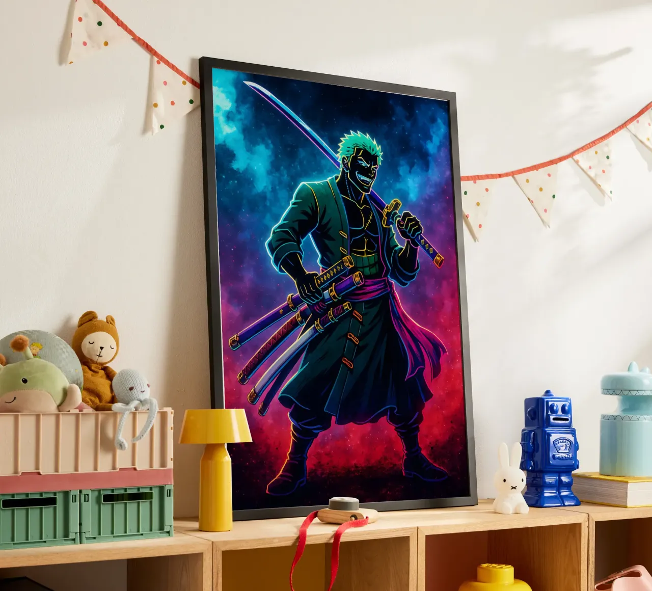 Soul Of One piece Roronoa Zoro carta hahnemühle da DGSoulheroes