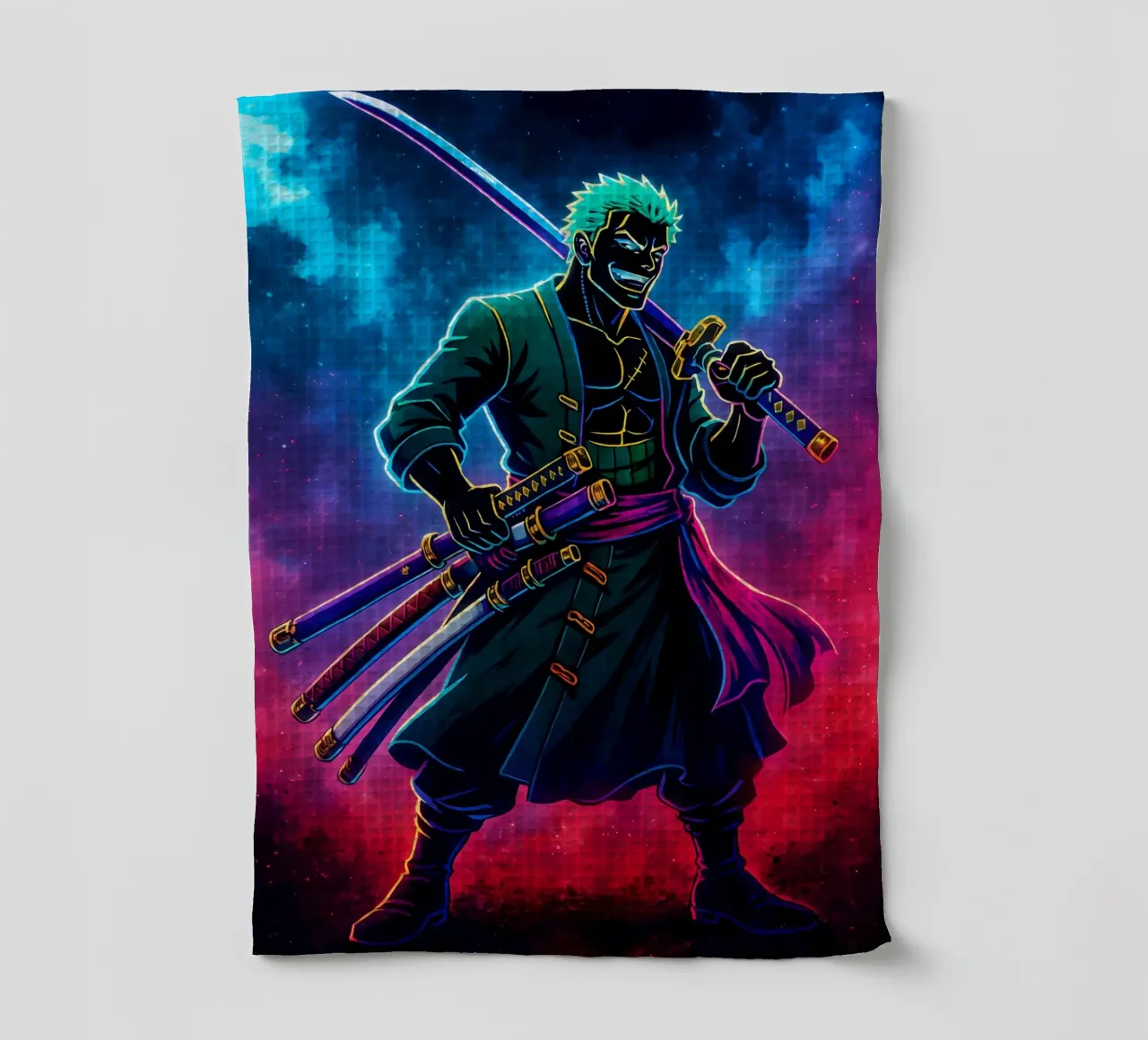 Soul Of One piece Roronoa Zoro canovaccio da cucina da DGSoulheroes