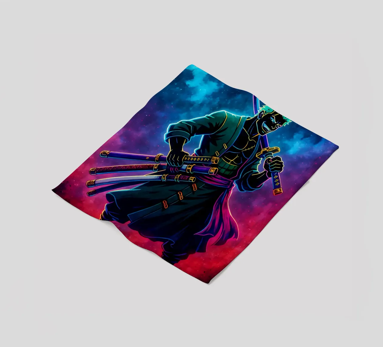 Soul Of One piece Roronoa Zoro coperta in pile da DGSoulheroes