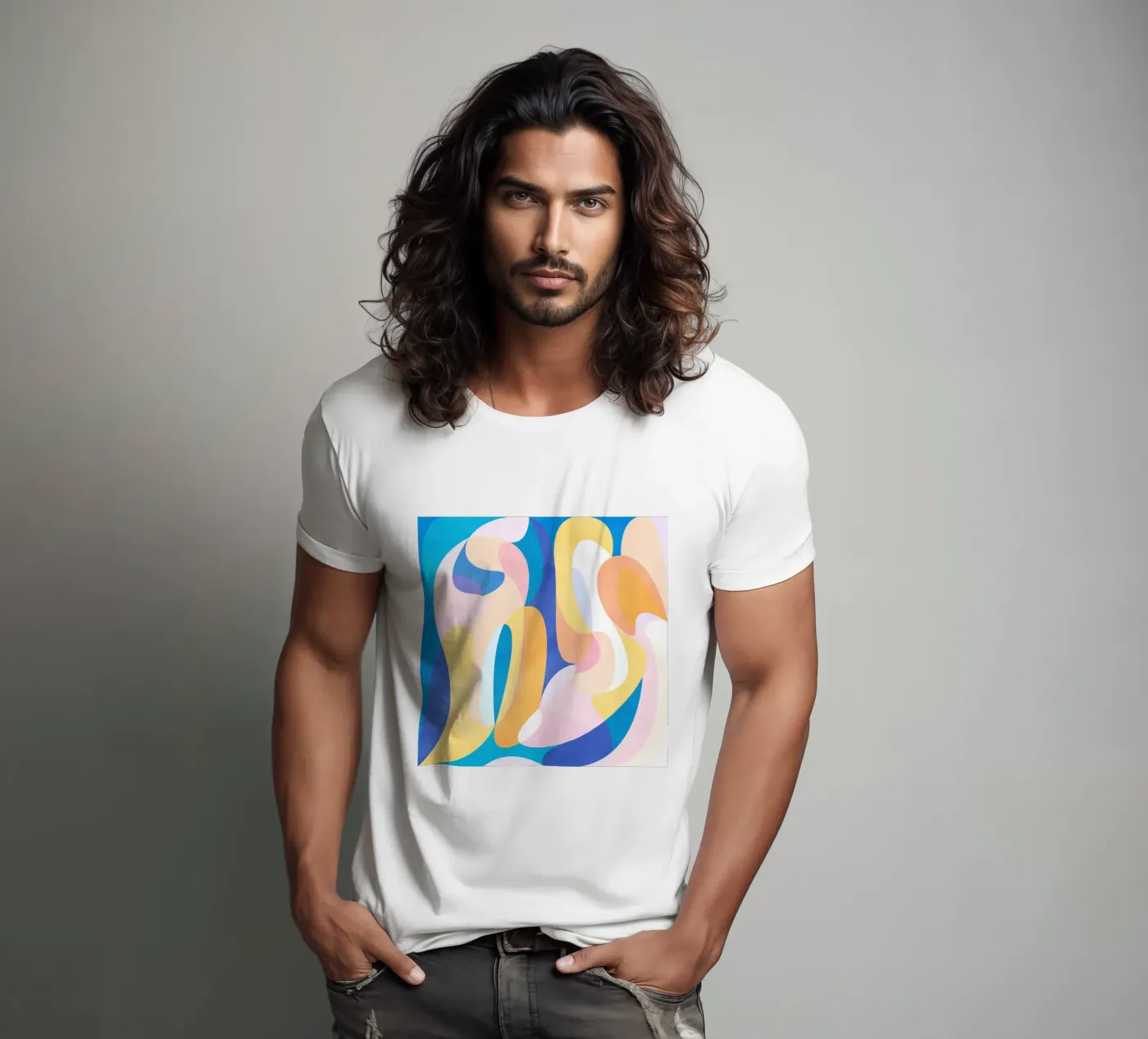 Waves t-shirt da Lines Inside