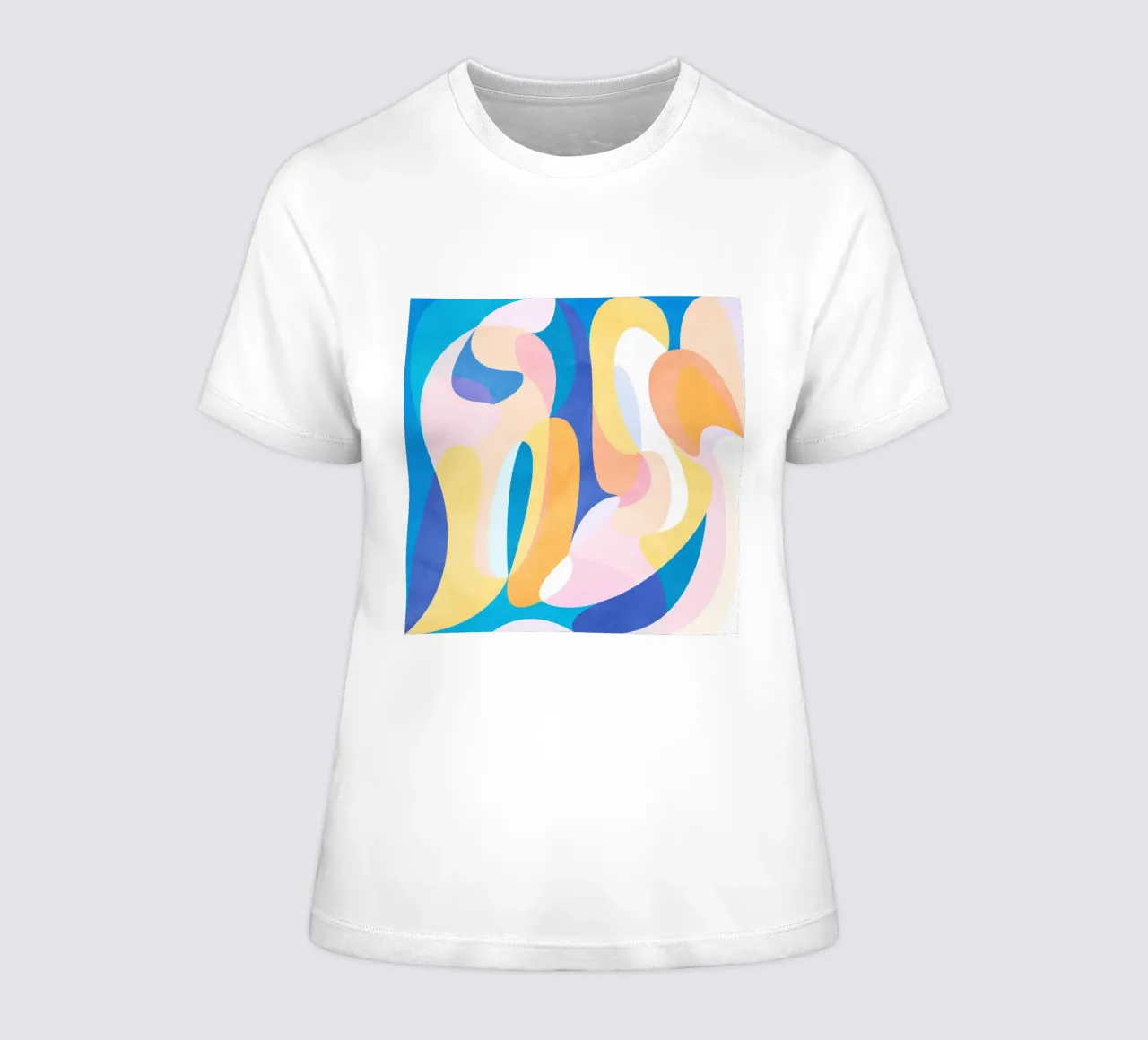 Waves t-shirt da donna da Abstract 888