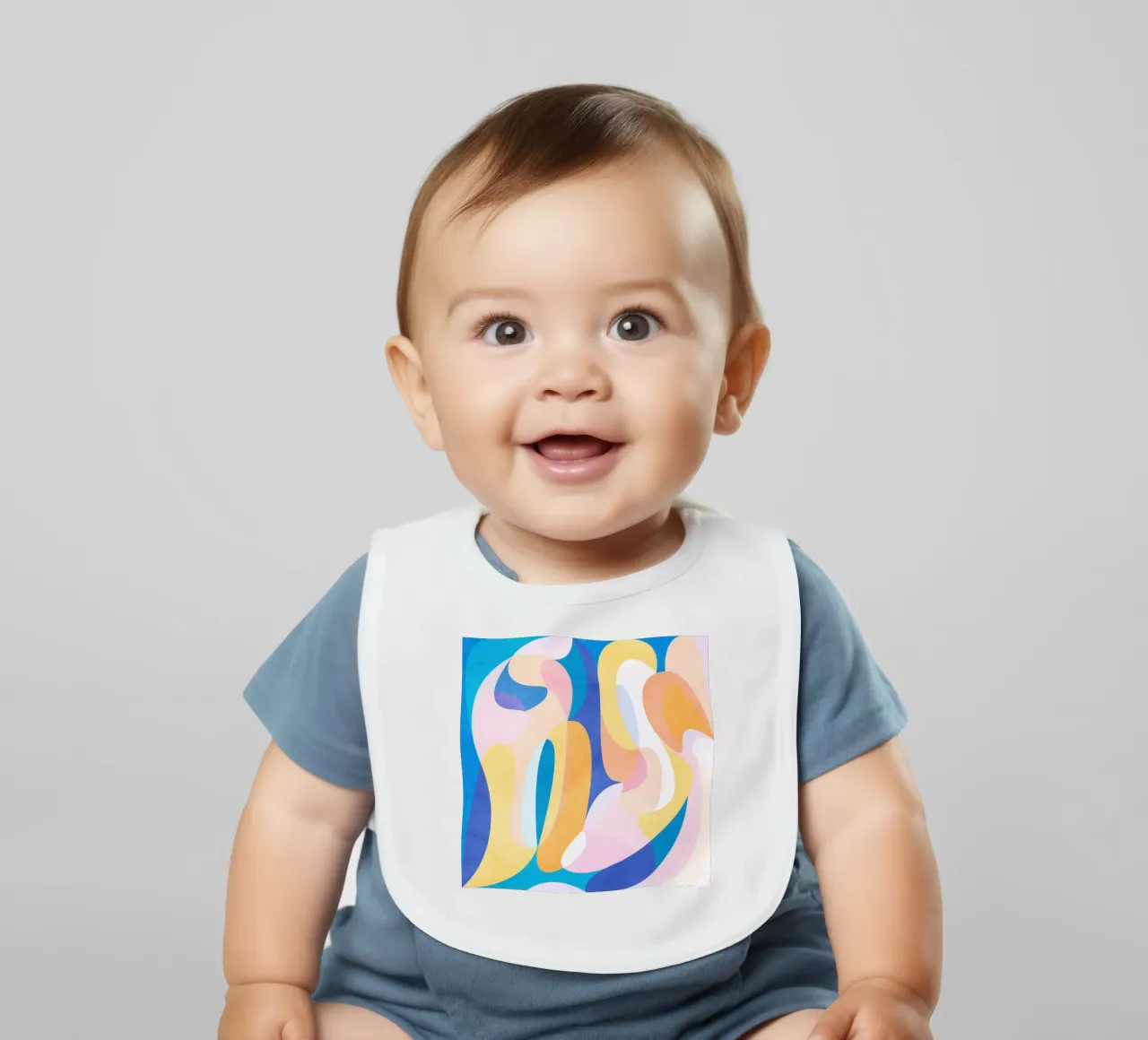 Waves Babylätzchen von Abstract 888