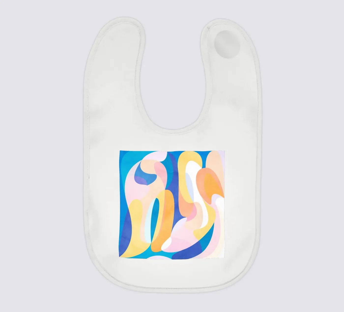 Waves Babylätzchen von Abstract Joy