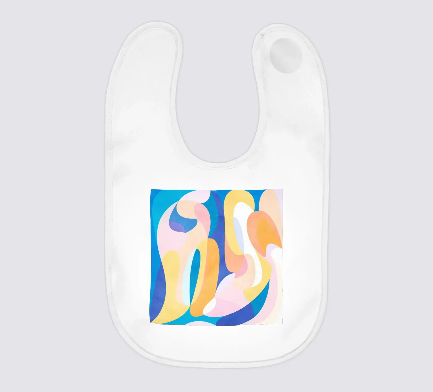 Waves Babylätzchen von Abstract Joy