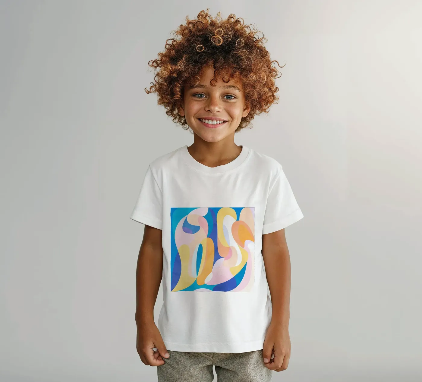 Waves kinder t-shirt van Lines Inside