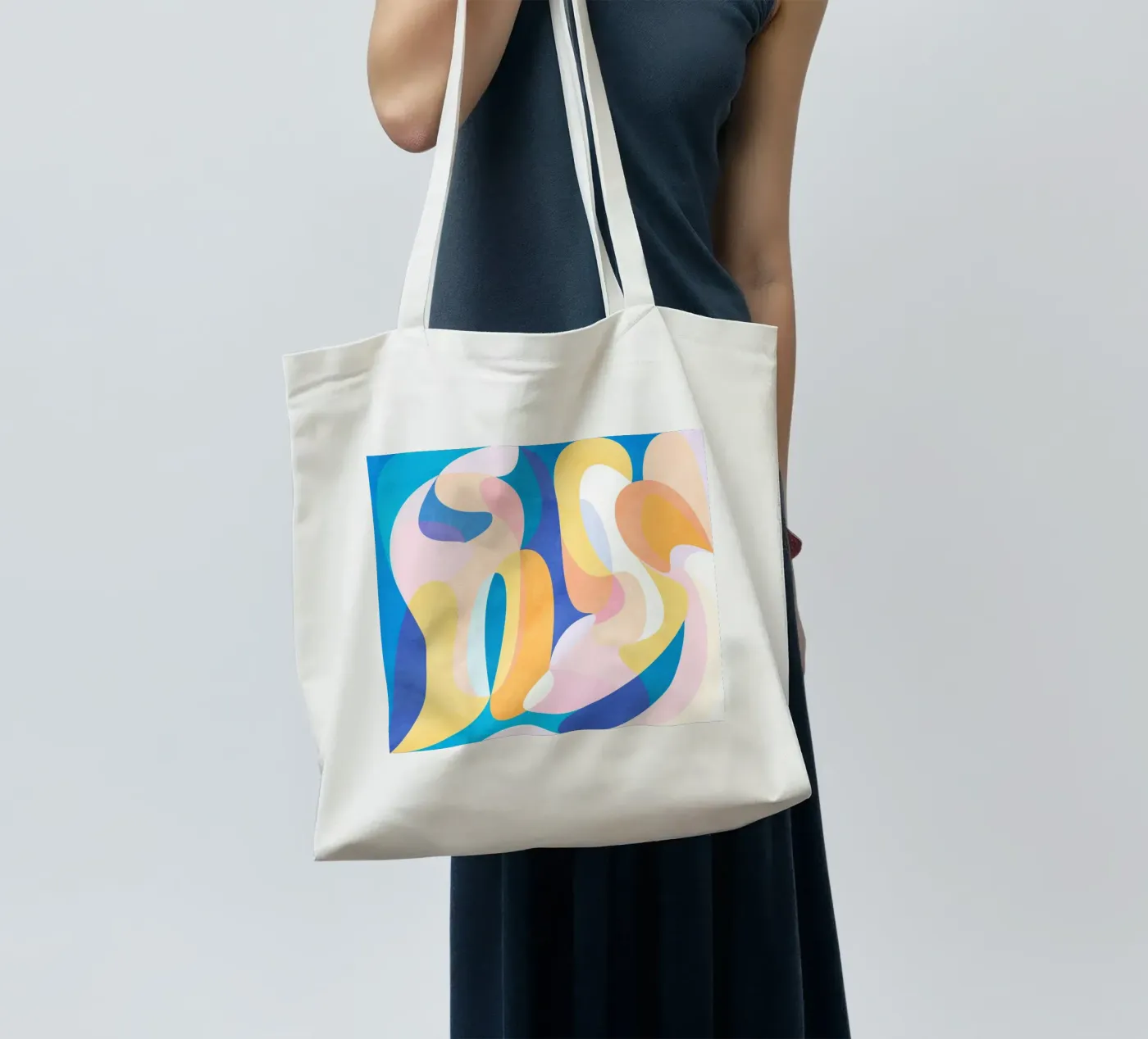 Waves tote bag by Lines Inside
