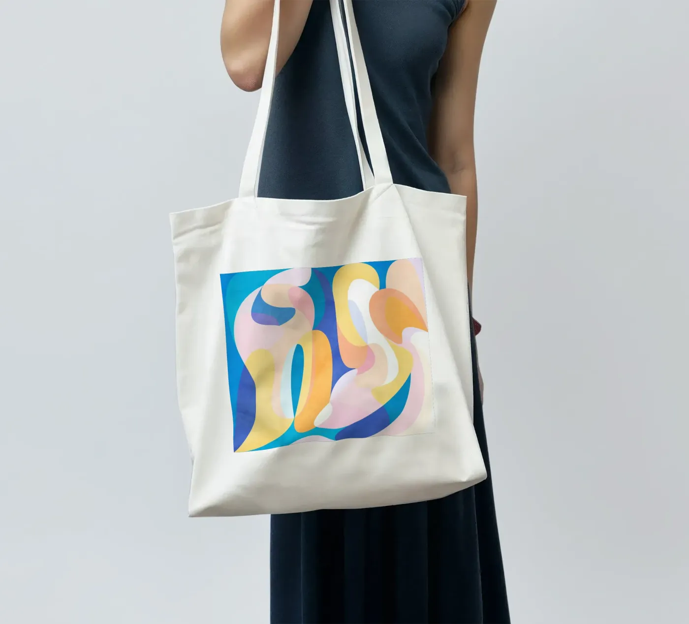 Waves tote bag by Lines Inside