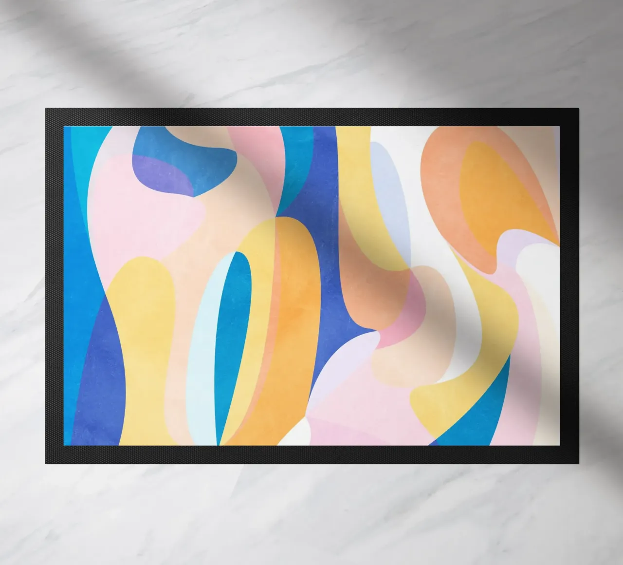 Waves doormat by Abstract 888