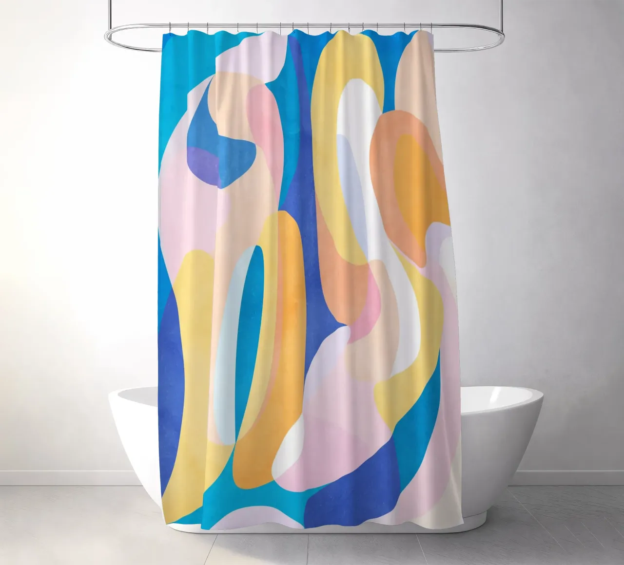 Waves Duschvorhang von Abstract 888