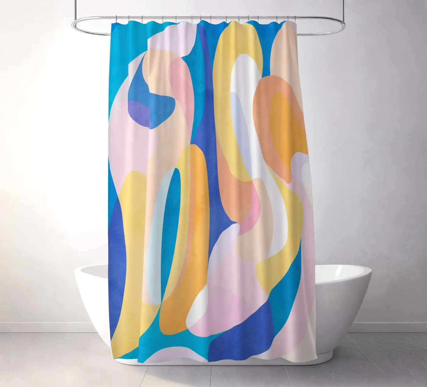 Waves Duschvorhang von Abstract Joy