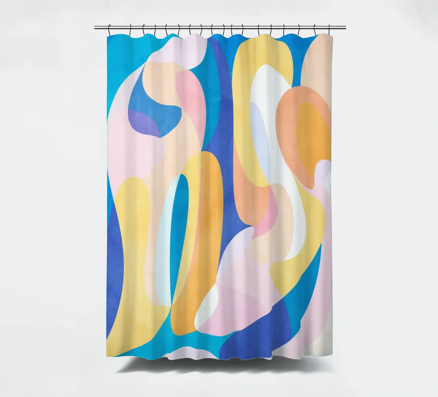 Waves Duschvorhang von Abstract Joy