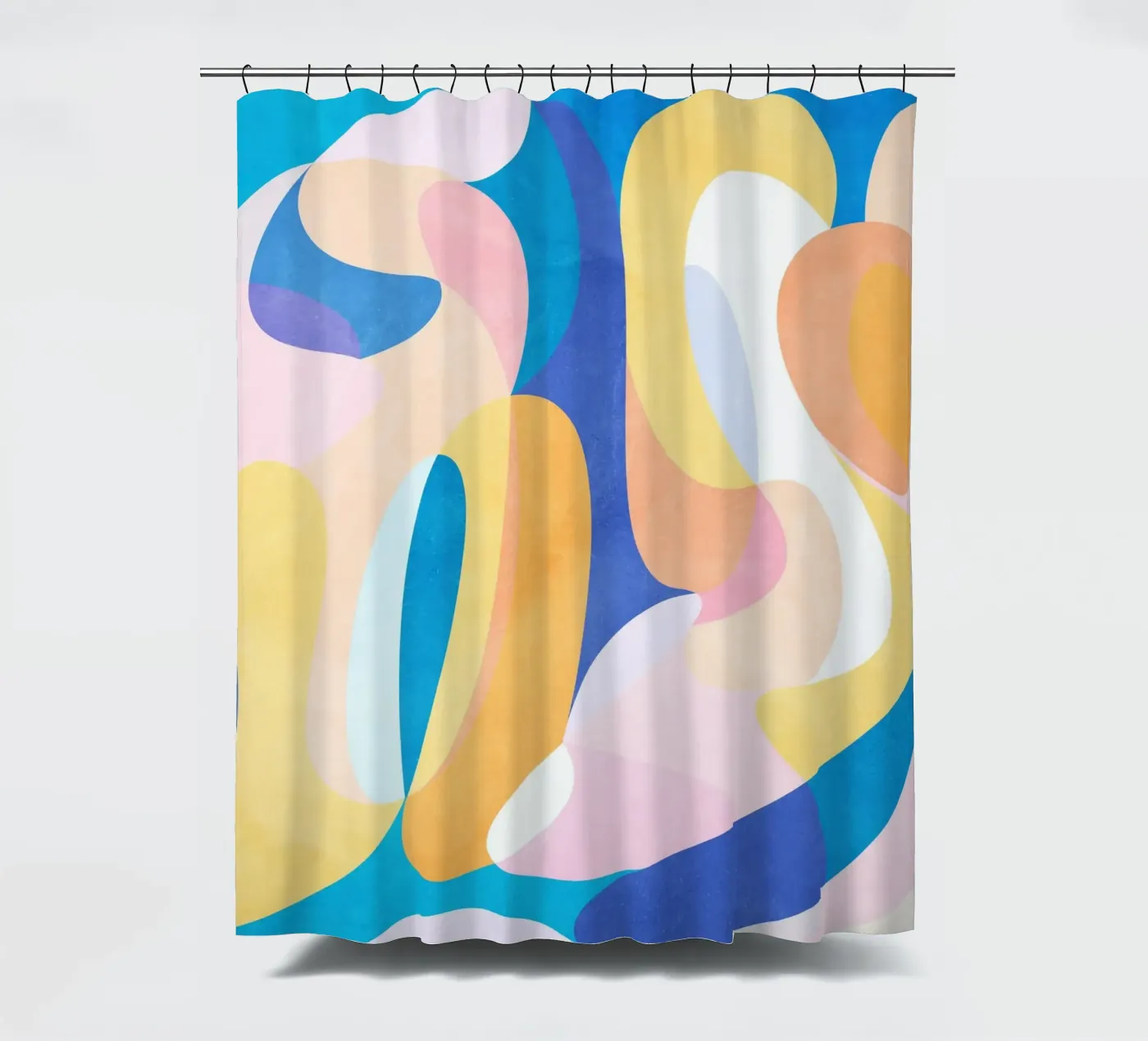 Waves Duschvorhang von Abstract Joy